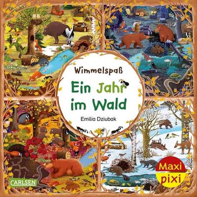Maxi Pixi 521: Wimmelspaß. Ein Jahr im Wald, Taschenbuch von , Carlsen, 978-3-551-03444-1