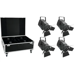 Eurolite Set 4x LED THA-250F + Case