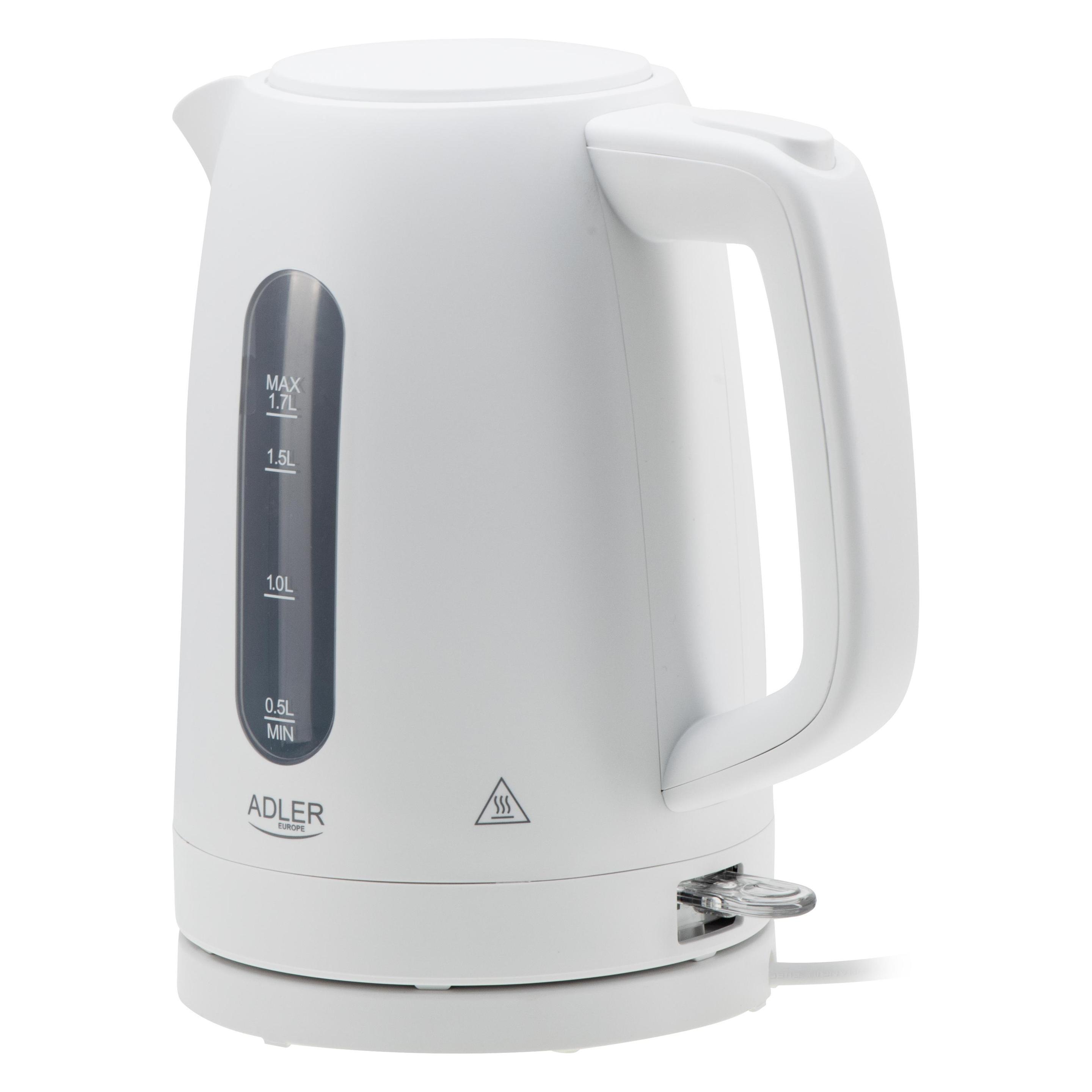 Adler AD 1379w STRIX Electric kettle, 1.7 L, White (1.70 l) (AD 1379w)
