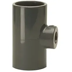 PVC-U Klebefitting T-Stück reduziert 63 x 25 x 63 mm