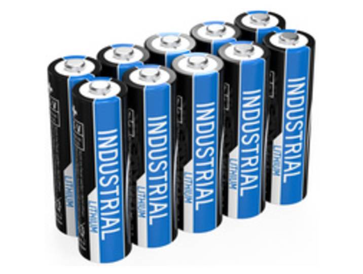 Pile au lithium 'Industrial' Mignon AA, lot de 10