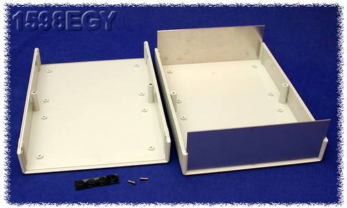 Hammond Electronics 1598EGY Instrumenten-Gehäuse 160 x 160 x 86 ABS Grau 1St.