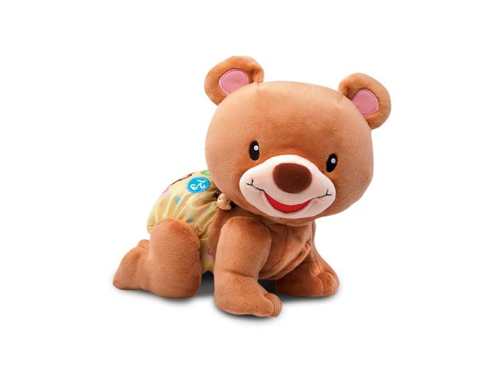 Peluche Ourson 1,2,3 suis-moi marron VTECH