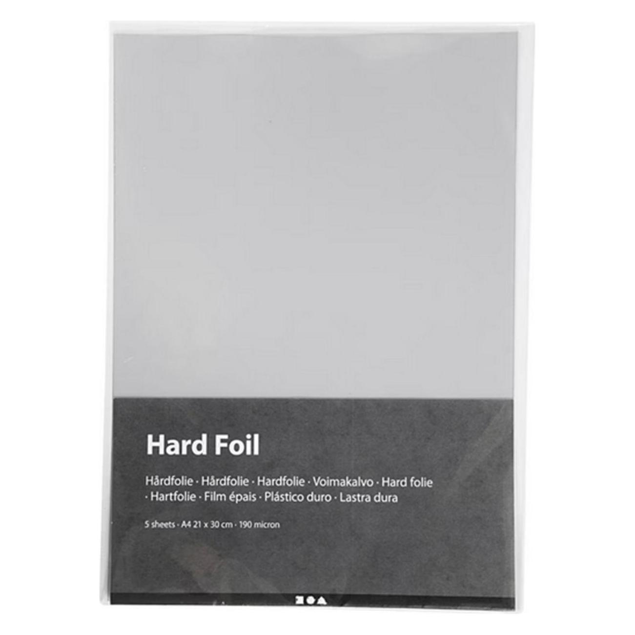 Creativ Company Bastelpapier A4, 5 Stück, Transparent (80 g/m², 5x) (282101)
