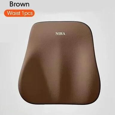 Uplift Essentials Memory Foam Car Lumbar And Neck Support Pillows brown Waist
