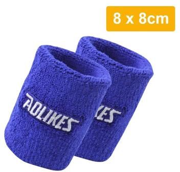 Uplift Picks AOLIKES Moisture Wicking Athletic Wrist Sweatbands royal Blue (8x8 Cm)