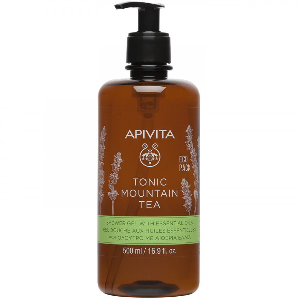 Apivita Mountain Tea Shower Gel 500mL