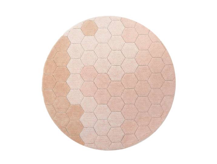 Teppich Honeycomb Rosa