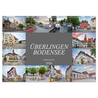Überlingen Bodensee Impressionen (Wandkalender 2026 DIN A3 quer), CALVENDO Monatskalender