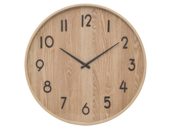 Atmosphera Createur d´interieur Wanduhr Ivana Ø 55 cm, Beige, 55x55x5.5 cm, Dekoration, Uhren, Wanduhren