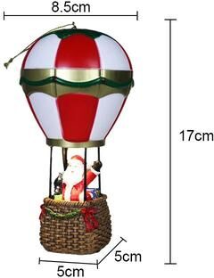 Uplift Treasures Christmas LED Glowing Ornament Figurine santa Claus