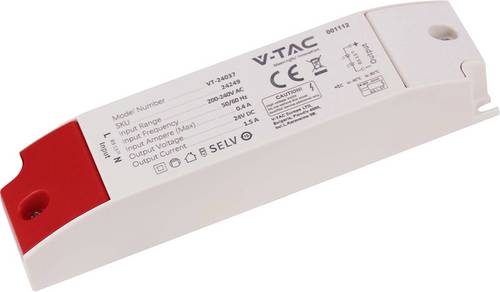 V-TAC VT-24037 LED-Treiber 36W 1.5A 24V 1St.