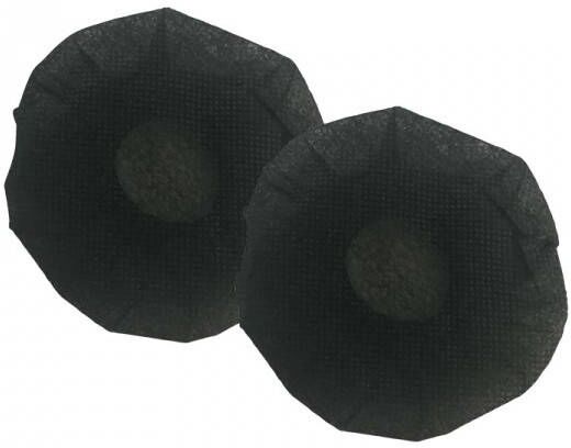 Cleyver Charlottes hygiéniques noires - 1 paire Lot de 2 charlottes hygiéniques de 8 cm - coloris noir.