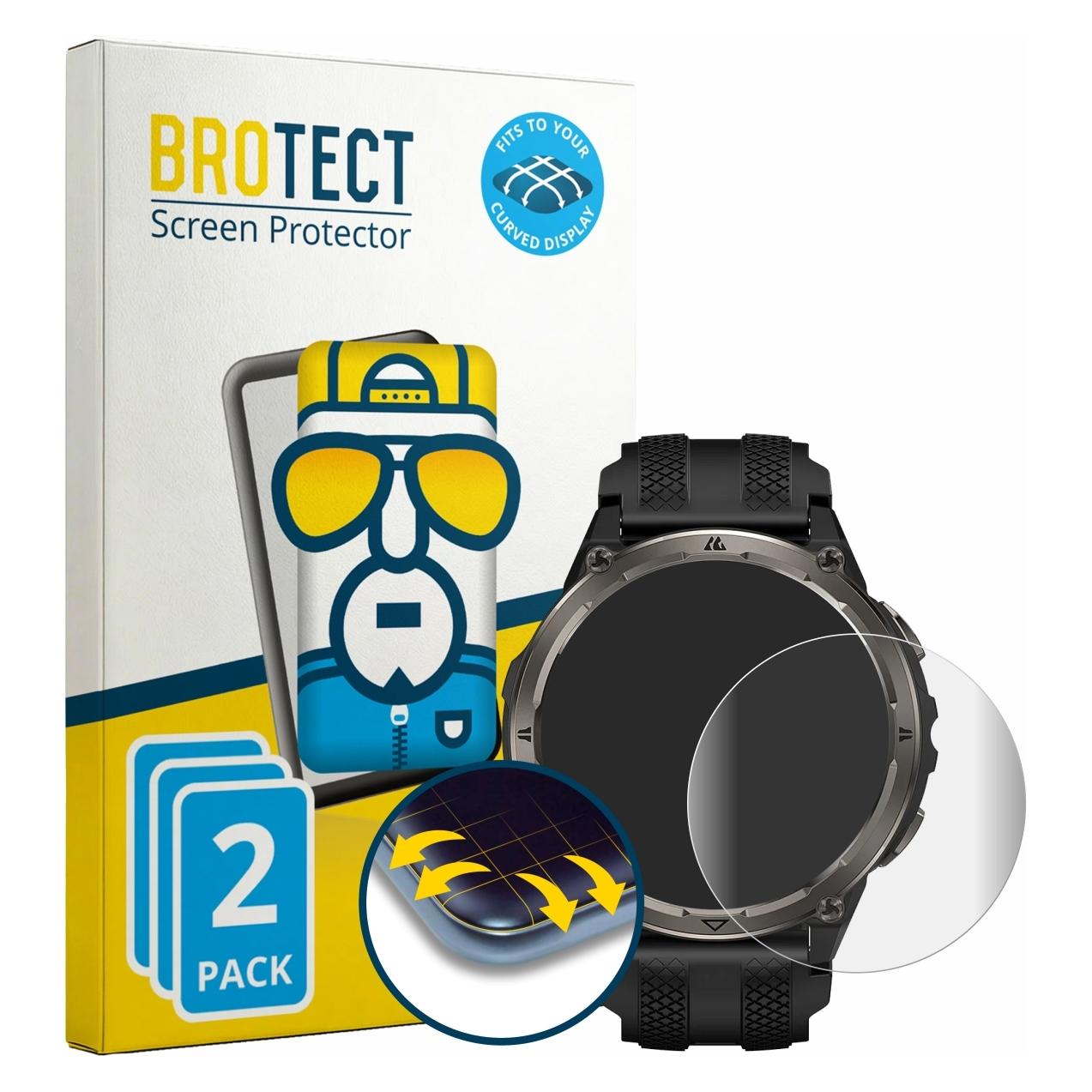 Brotect Fullscreen für Kospet ORB 2 Schutzfolie Displayschutz Folie Klar Transparent (5164757)