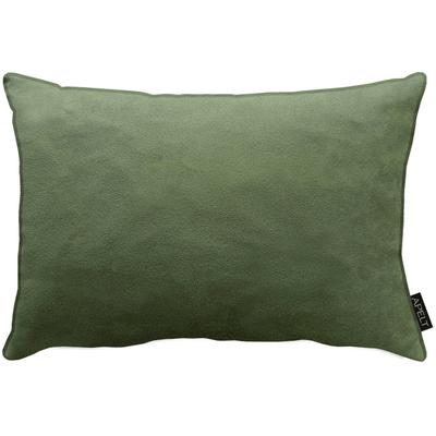 Dekokissen APELT "Magnus", grün (grün, unifarben), B:41cm L:61cm, Obermaterial: 100% Polyester, Dekokissen_Sitzkissen_Kissenhüllen