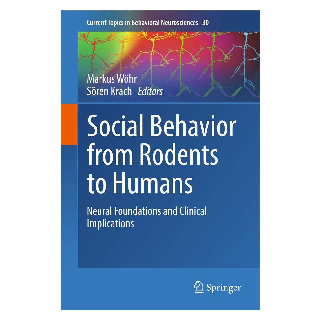 Springer Social Behavior from Rodents to Humans (9783319474274)