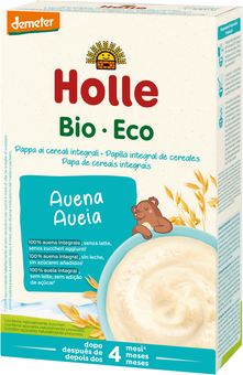 Holle Papa Bebé Biológica Aveia +4 Meses 250 gr