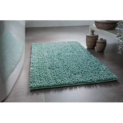 Badematte WECON HOME BASICS "Benno", grün (mint grün), H:22mm, Polyester, Badematten, Badematte, waschbar, rutschfest, sehr weich, strapazierfähig, Chenille, robust