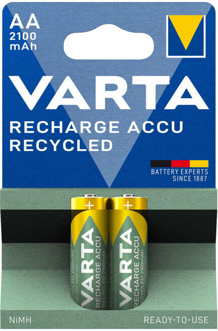Varta Varta Recharge Accu Recyclé AA 1,2V/1200mAh/NiMH 56816 Bli.2 (56816101402)