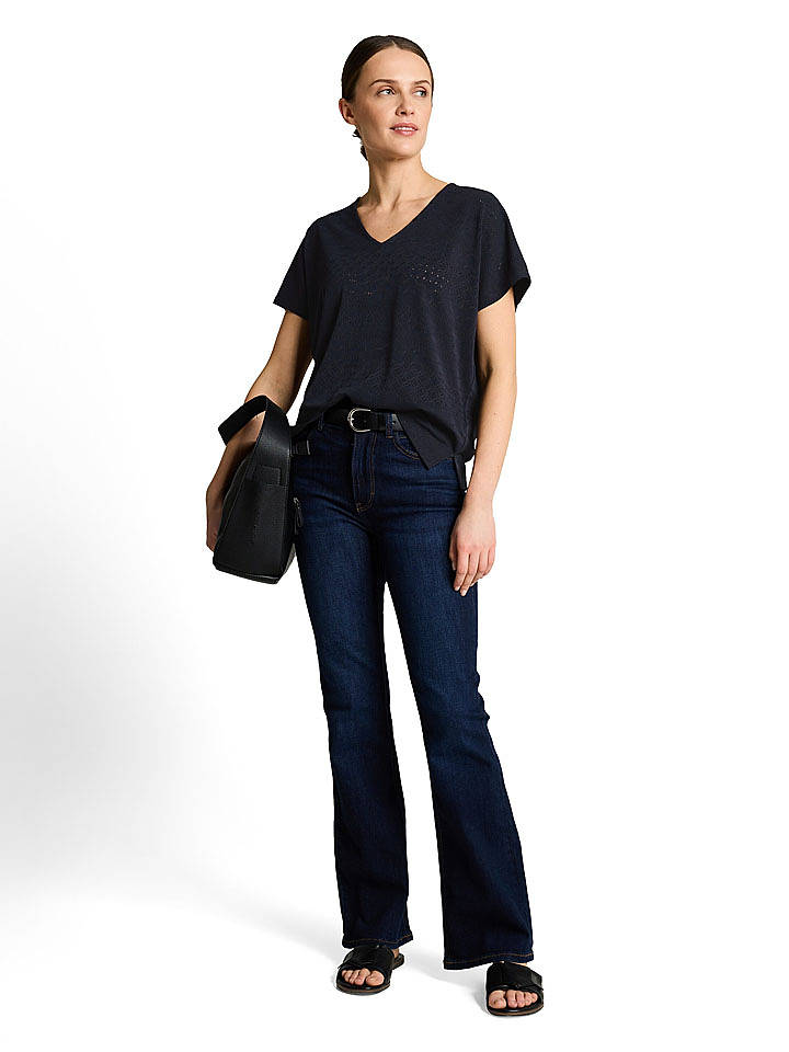 Tom Tailor Shirt in Dunkelblau - L