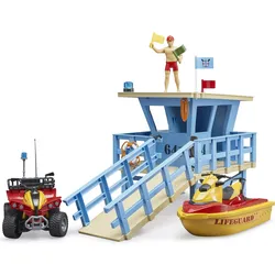 Bruder LifeGuard Station,Quad,Watercraft