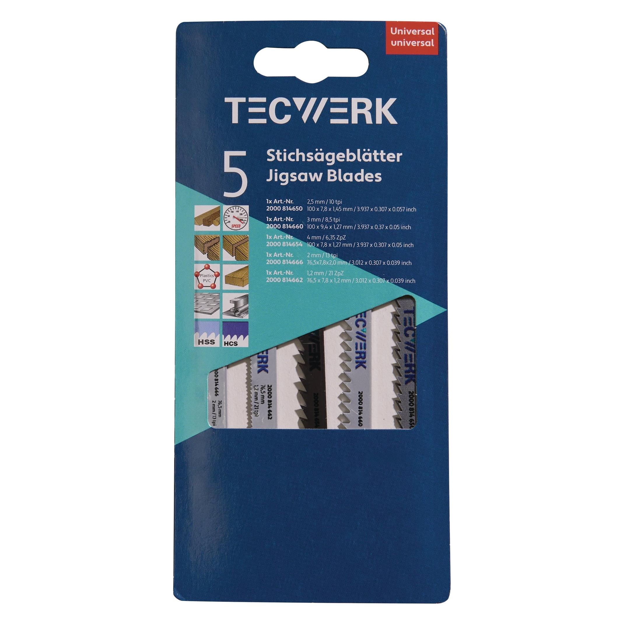 Tecwerk Stichsägeblattsortiment (2000814689)