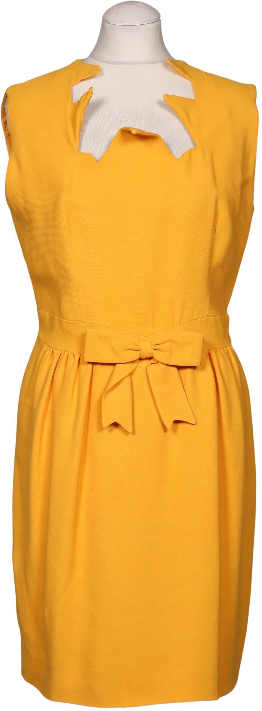 Moschino Damen Kleid, Gelb, Gr. S, Viskose - Second Hand