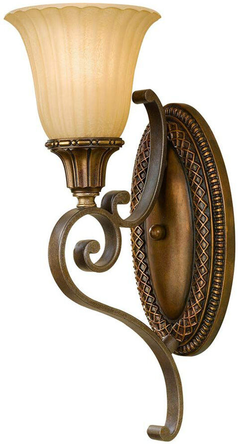 Marlow Home Co. Pulaski Wallchiere Frosted;Firenze Gold/British Bronze 41.9cm H X 14cm W X 19.7cm D