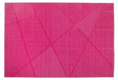 IH Casa Decor Vinyl Placemat (electrify) (magenta) - Set Of 12