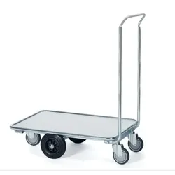Transportwagen Serie 200, max. 300 kg, 1350x460x950 mm 2 mittige Rädern für schwere Lasten