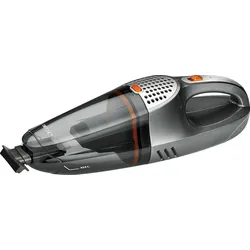 Clatronic AKS 832 Schnurloser Handstaubsauger, wiederaufladbarer Akku, 12V Autoadapter, für flüssige Feststoffe, 1400mAh Schwarz