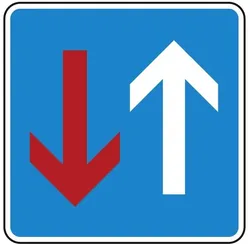Vorrang vor dem Gegenverkehr