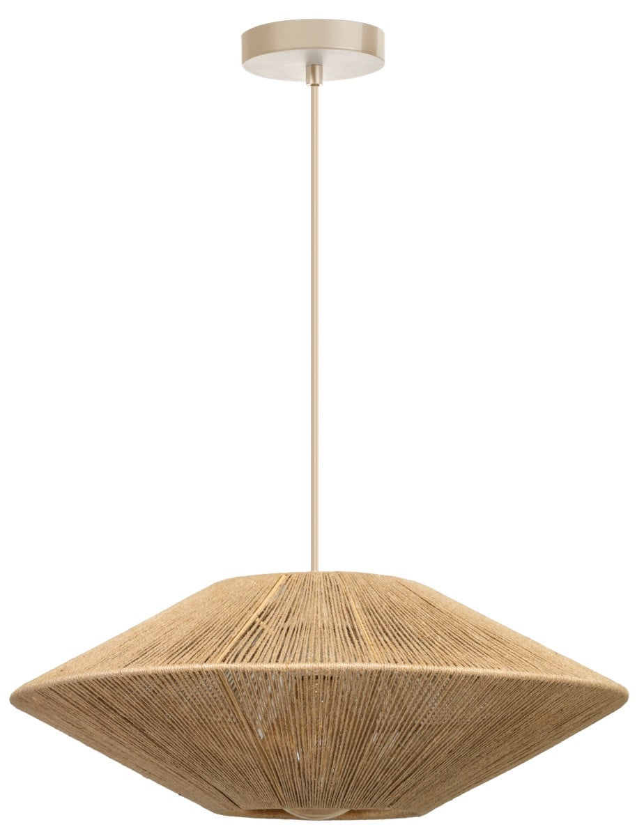 ETH Milou Rotan Hanglamp Bruin Ø 50 cm