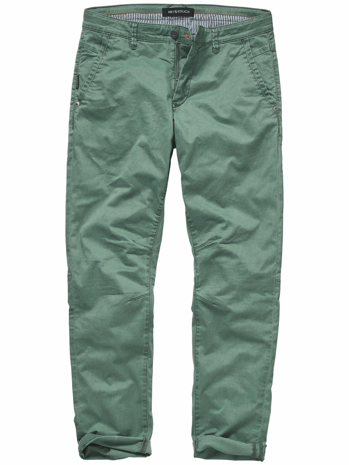 Mey & Edlich Herren Cool-Fade-Chino Grün 97 % Baumwolle, 3 % Elasthan