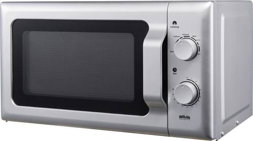 Silva Homeline MWU 20.4 Mikrowelle Silber 700W Unterbaufähig, Timerfunktion