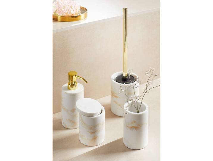 WC-Garnitur Polyresin Argenté Ø 44cm