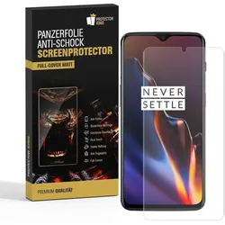 6x Panzerfolie für OnePlus 7T FULL COVER Displayschutzfolie ANTI-SCHOCK MATT