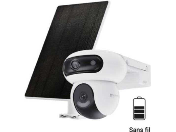 Ezviz - Caméra De Surveillance Hb90 2k+ + 8w Panneau Solaire