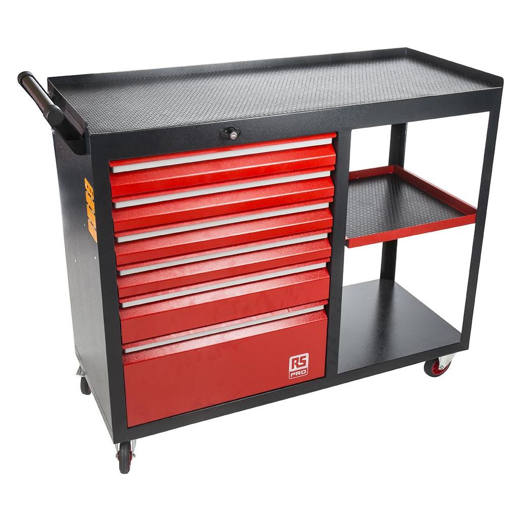 RS PRO RS Plus Roller cabinet / workbench (98 cm, 45 cm) (8755789)