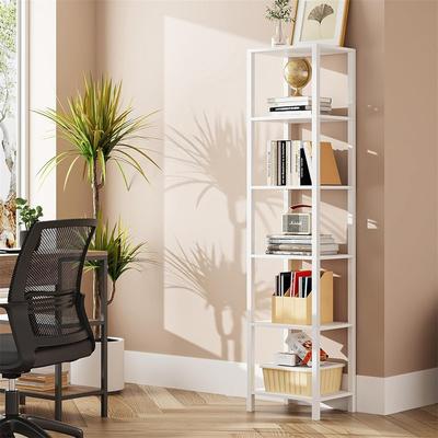 No "6 Tier Tall Book Shelf - 10.7""D x 15""W x 65.3""H"
