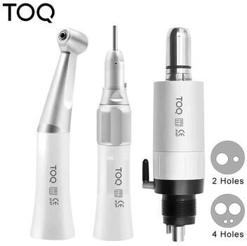 Inspired Finds ProCare FX Low Speed Dental Handpiece Set 2 4 Hole Air Motor With Contra Angle & Straight Handpiece For Polishing And 4 Hole