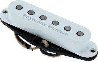 Seymour Duncan SSL-2 RW with white cap Schwarz mit weißer Kappe