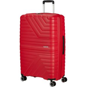AmericanTourister Koffer Flytwist Spinner exp. rot, Hartschale, 4 Rollen, 101 Liter, 50 x 78 x 30cm