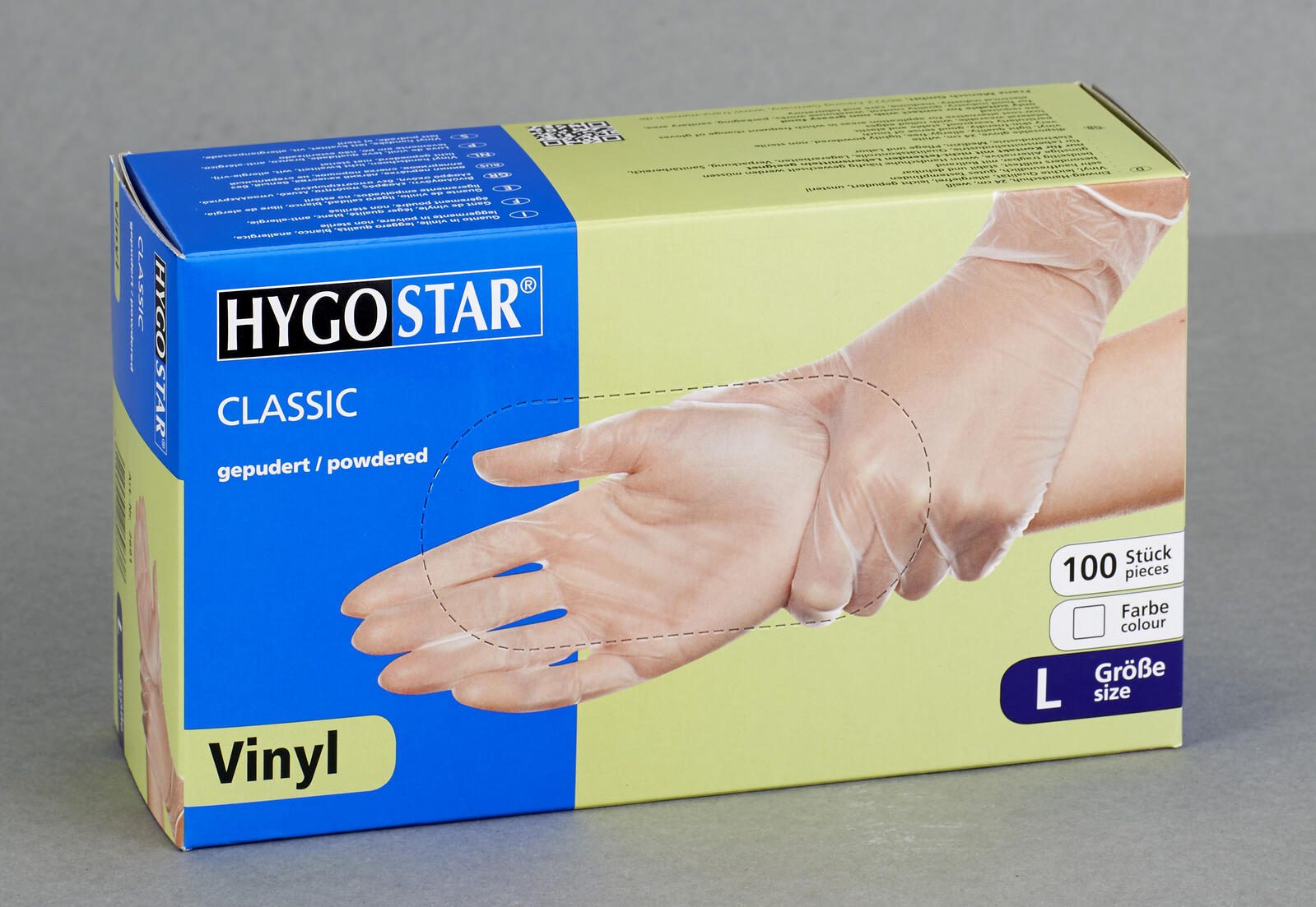 HYGOSTAR Einmalhandschuhe CLASSIC L weiß 2691