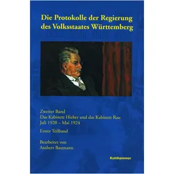 Die Protokolle der Regierung des Volksstaates Württemberg, Sachbücher