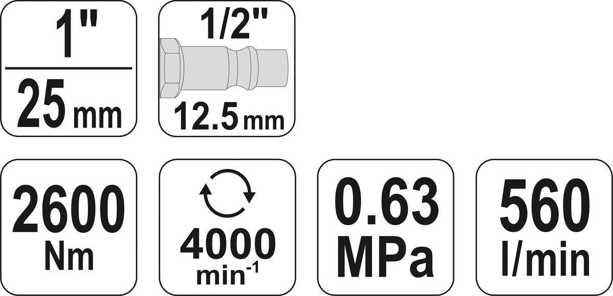 YATO YT-0960 Impact wrench