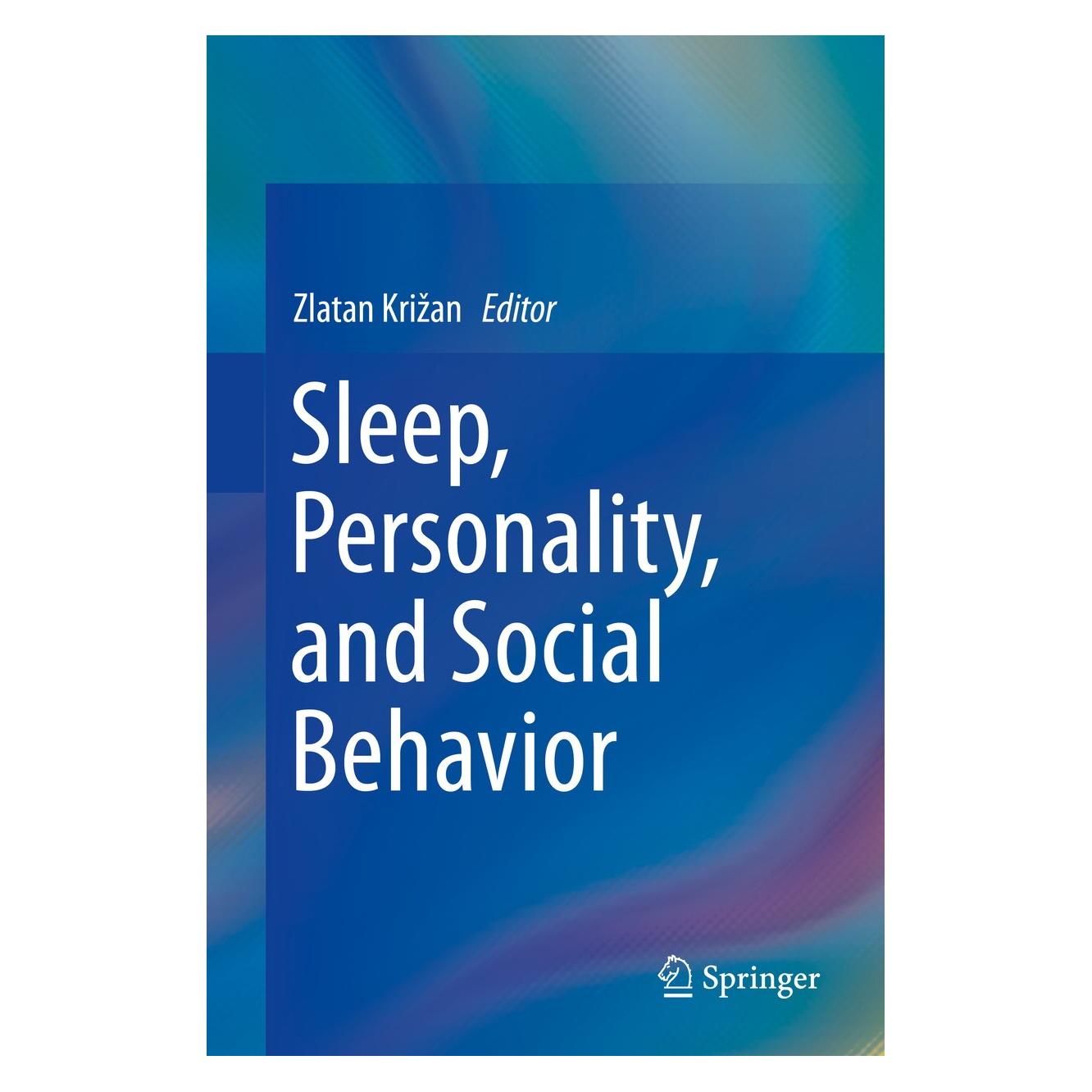 Springer Sleep, Personality, and Social Behavior (9783030306274)