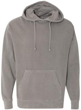 Comfort Colors 1567 Men's Garment-Dyed Hooded Sweatshirt in Grey size 3XL   Ringspun Cotton CC1567