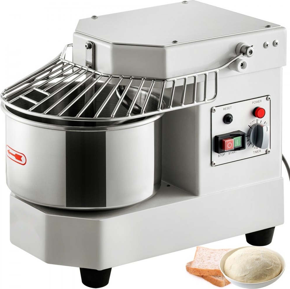 Teigmixer Standmixer aus Edelstahl - 8L kommerzielle Knetmaschine - Küchenmaschine für Teige und mehr