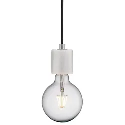 Nordlux Pendelleuchte SIV, E27, Marmor, weiß NORD-45883001